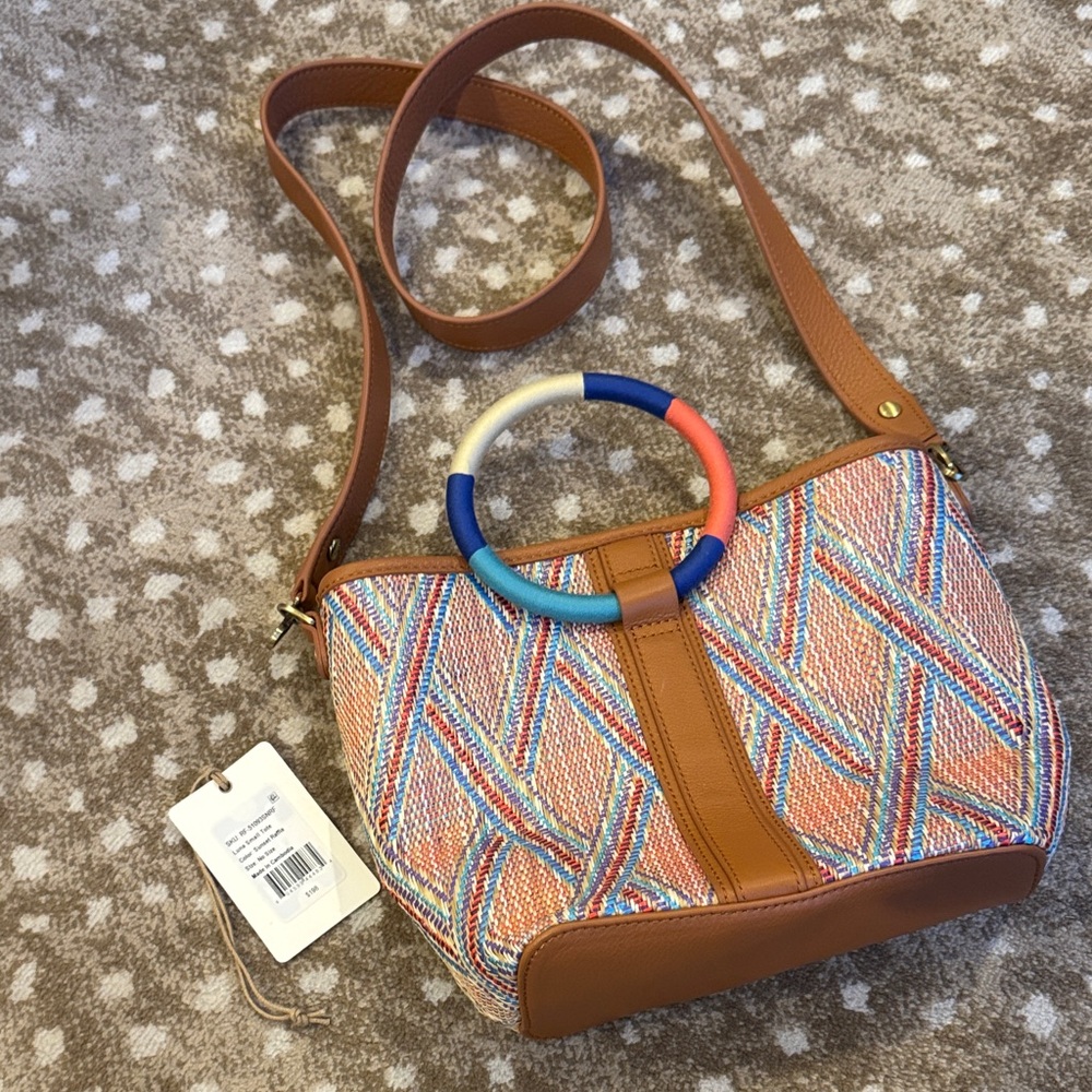 HOBO Multicolor Crossbody Bag with Circular Handle